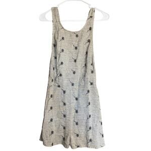 Cooperative Gray and Black Jumpsuit with Sleeveless Design